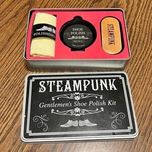 NWOT Steampunk Shoe Shining Kit